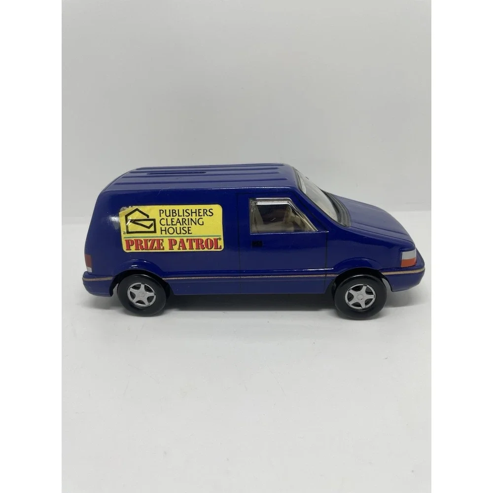 Publishers Clearing House Prize Patrol Van Coin Bank‎ Blue 1996 with box